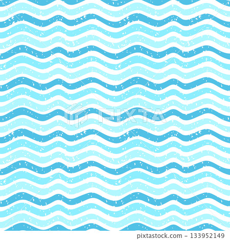 Seamless abstract vector pattern with waves and texture for paper and fabric design 133952149