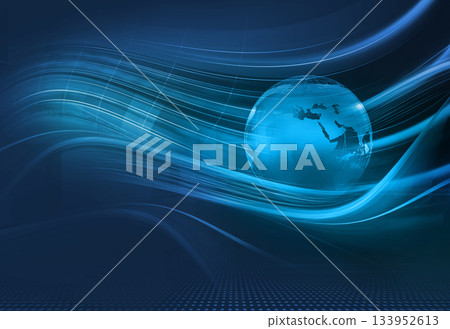 Graphical digital technology world background concept series Graphical digital technology world background concept series 133952613