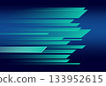Multiple horizontal lines on a blue background  concept series  133952615