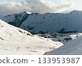 Explore Gudauri ski resort in Georgia with beautiful mountains and winter landscapes 133953987