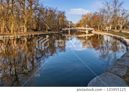Victoria Park in Kitchener, Ontario, Canada 133955125