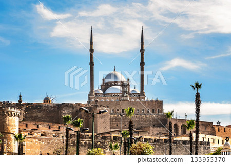 Old mosque in Saladin citadel, Cairo, Egypt. Old mosque in Saladin citadel, Cairo, Egypt. 133955370