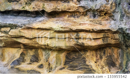 Rocks formations in Crystal Cave located in Sequoia National Park, California, USA. Rocks formations in Crystal Cave located in Sequoia National Park, California, USA. 133955542
