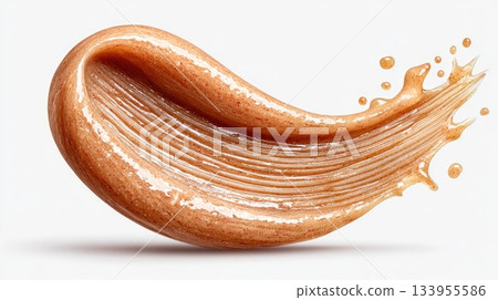 Brown Cosmetic Gel Texture (Scrub) 133955586