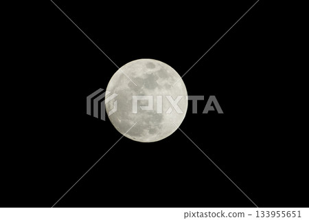 Full moon on a black background Full moon on a black background 133955651
