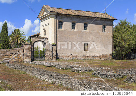 Saint Sebastian church in Rome, Italy. Saint Sebastian church in Rome, Italy. 133955844