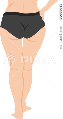 成功節食的女人的插圖 成功節食的女人的插圖 133955943