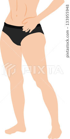 成功節食的女人的插圖 成功節食的女人的插圖 133955948