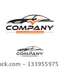 Automotive Inspection Company design template on white background 133955975
