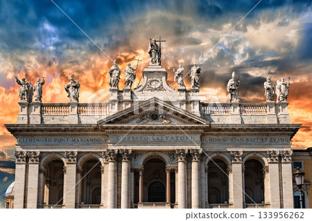 Basilica of Saint John Lateran in Rome, Italy. 133956262
