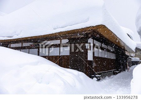 大內宿的雪景與雪祭 133956278