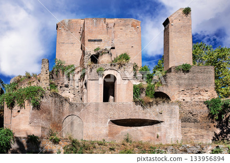 Porta Magica, Piazza Vittorio in Rome Italy Porta Magica, Piazza Vittorio in Rome Italy 133956894