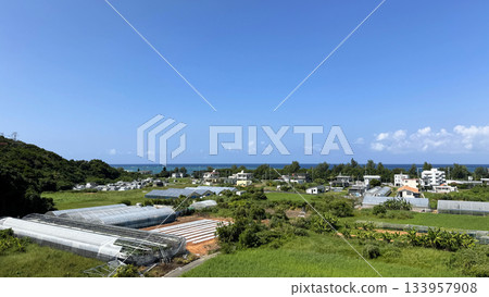 Scenery around Tancha, Onna Village, Okinawa 133957908