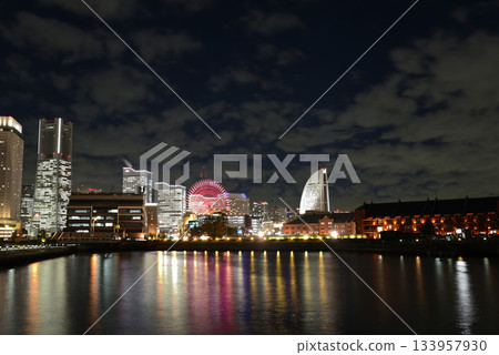 Yokohama Minato Mirai night view 133957930