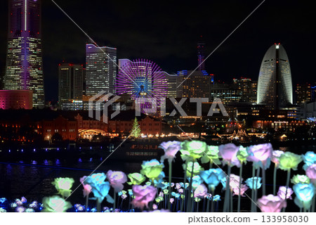 橫濱港未來夜景 橫濱港未來夜景 133958030
