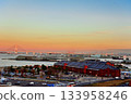Evening view of the Red Brick Warehouse and Bay Bridge 133958246