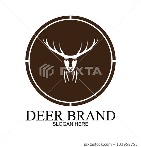 Deer vector icon illustration design 133958753