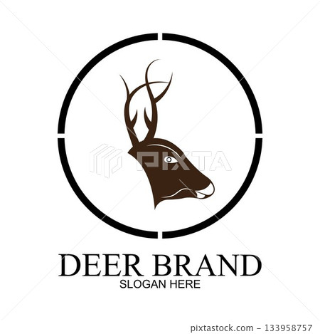 Deer vector icon illustration design 133958757