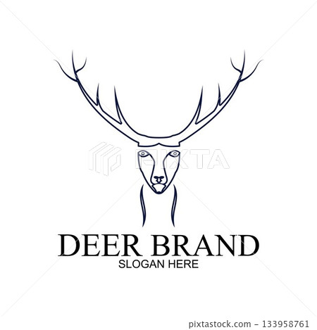 Deer vector icon illustration design 133958761