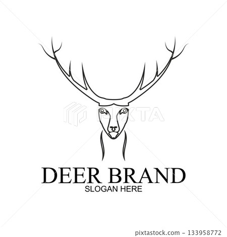 Deer vector icon illustration design Deer vector icon illustration design 133958772