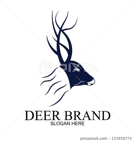 Deer vector icon illustration design Deer vector icon illustration design 133958773