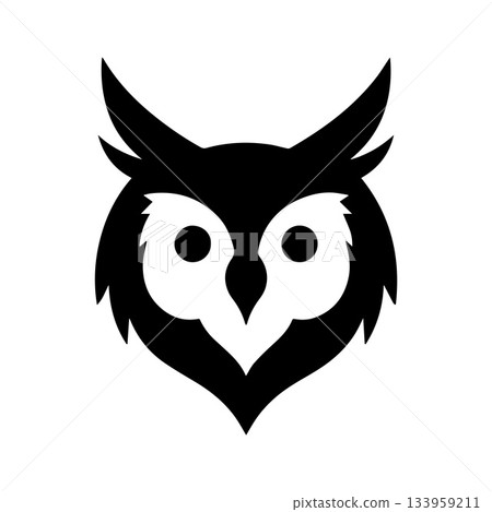 Double-Line Owl Logo Showing Elegant Layered Artistic Expression Double-Line Owl Logo Showing Elegant Layered Artistic Expression 133959211