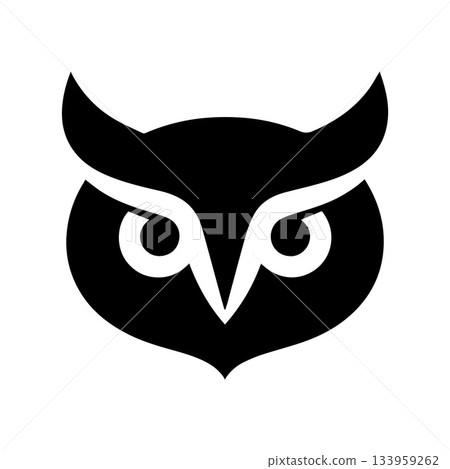 Digital Modern Owl Symbol Showing Innovation and High Awareness 133959262