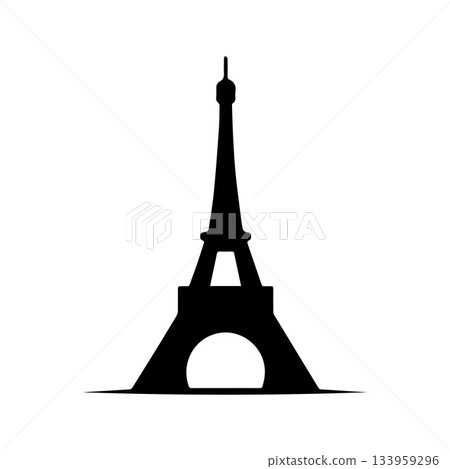 Motion Spiral Tower Symbol Expressing Cultural Paris Rhythm Motion Spiral Tower Symbol Expressing Cultural Paris Rhythm 133959296