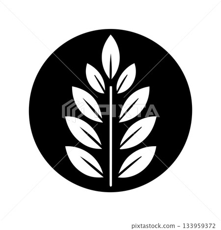 Minimal Creative Education Emblem Shaped Like Success Curve 133959372