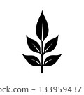 Strong Angular Pharmacy Logo Highlighting Botanical Healing 133959437