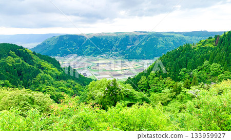 Spectacular view from Shiroyama Rest House 133959927