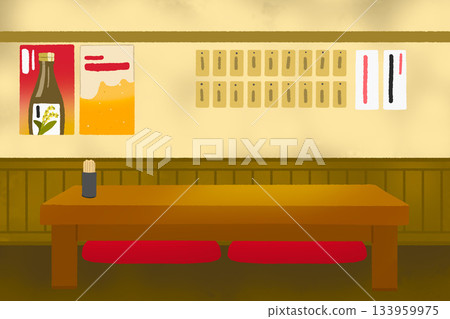 居酒屋的榻榻米座位 133959975