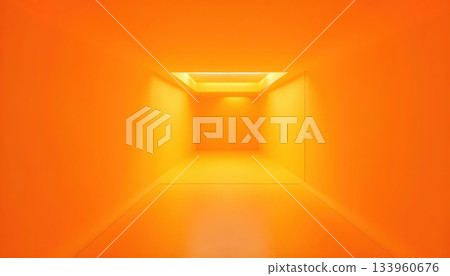 Glowing Edges Defining a Vast and Harmonious Architectural Space Glowing Edges Defining a Vast and Harmonious Architectural Space 133960676