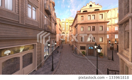 一座有鵝卵石的城市 133961818