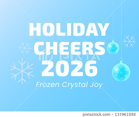 Holiday cheers 2026 frozen crystal joy 133961898