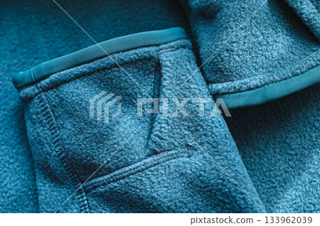 Blue-green fleece cuffs Blue-green fleece cuffs 133962039