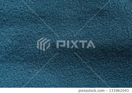 藍綠色抓絨布料 133962043