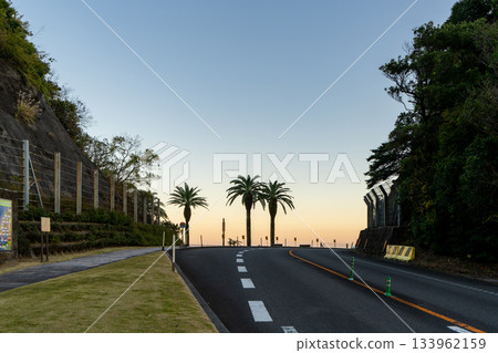 Evening view of Horikiri Pass 133962159