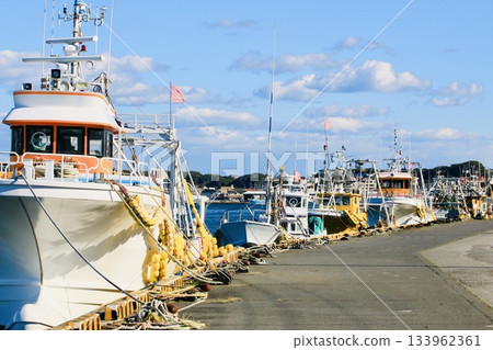 Fishing port scenery: Choshi Port, Chiba Prefecture Fishing port scenery: Choshi Port, Chiba Prefecture 133962361