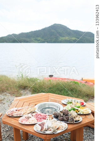 豪華露營設施烤肉食品套裝 豪華露營設施烤肉食品套裝 133962413