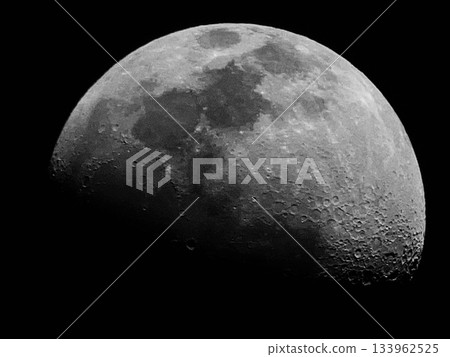 moon floating in the night sky moon floating in the night sky 133962525