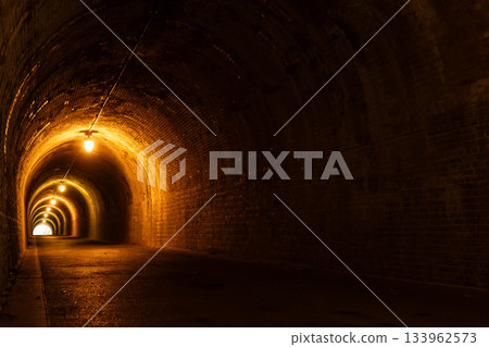 Utsunotani Tunnel, completed in the Meiji era, located in Shizuoka City, Shizuoka Prefecture 133962573