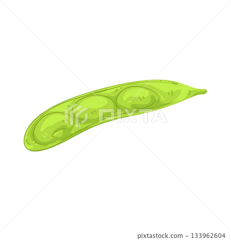 Illustration of green peas Illustration of green peas 133962604