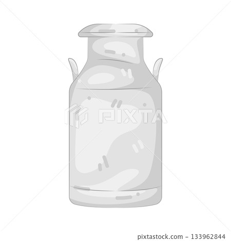 Illustration of milk bucket  133962844