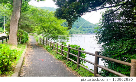 Kawachi Reservoir in Kitakyushu City 133962980