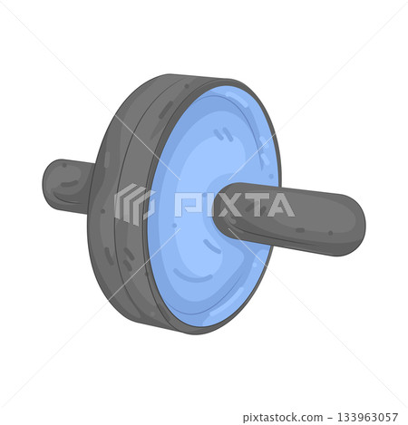 Illustration of ab roller Illustration of ab roller 133963057