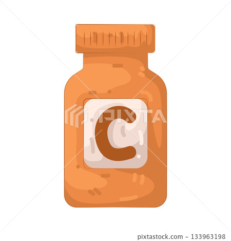 Illustration of vitamin c Illustration of vitamin c 133963198