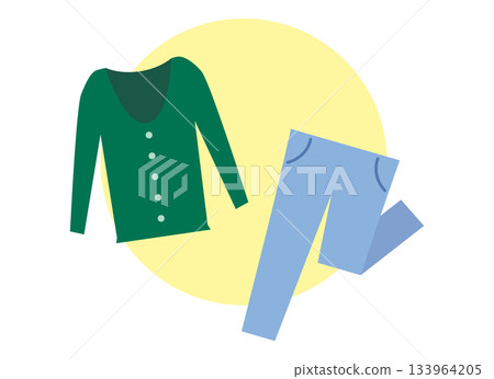 Women's clothing illustrations Women's clothing illustrations 133964205