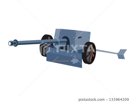 Illustration of a German 75mm anti-tank gun Illustration of a German 75mm anti-tank gun 133964209