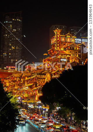 中國重慶的歷史街景 中國重慶的歷史街景 133964643